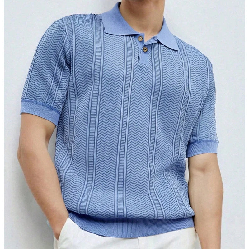 Blusa Polo Linho Tricô
