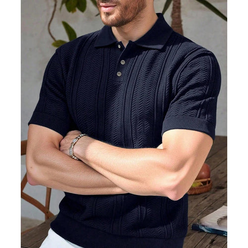 Blusa Polo Linho Tricô